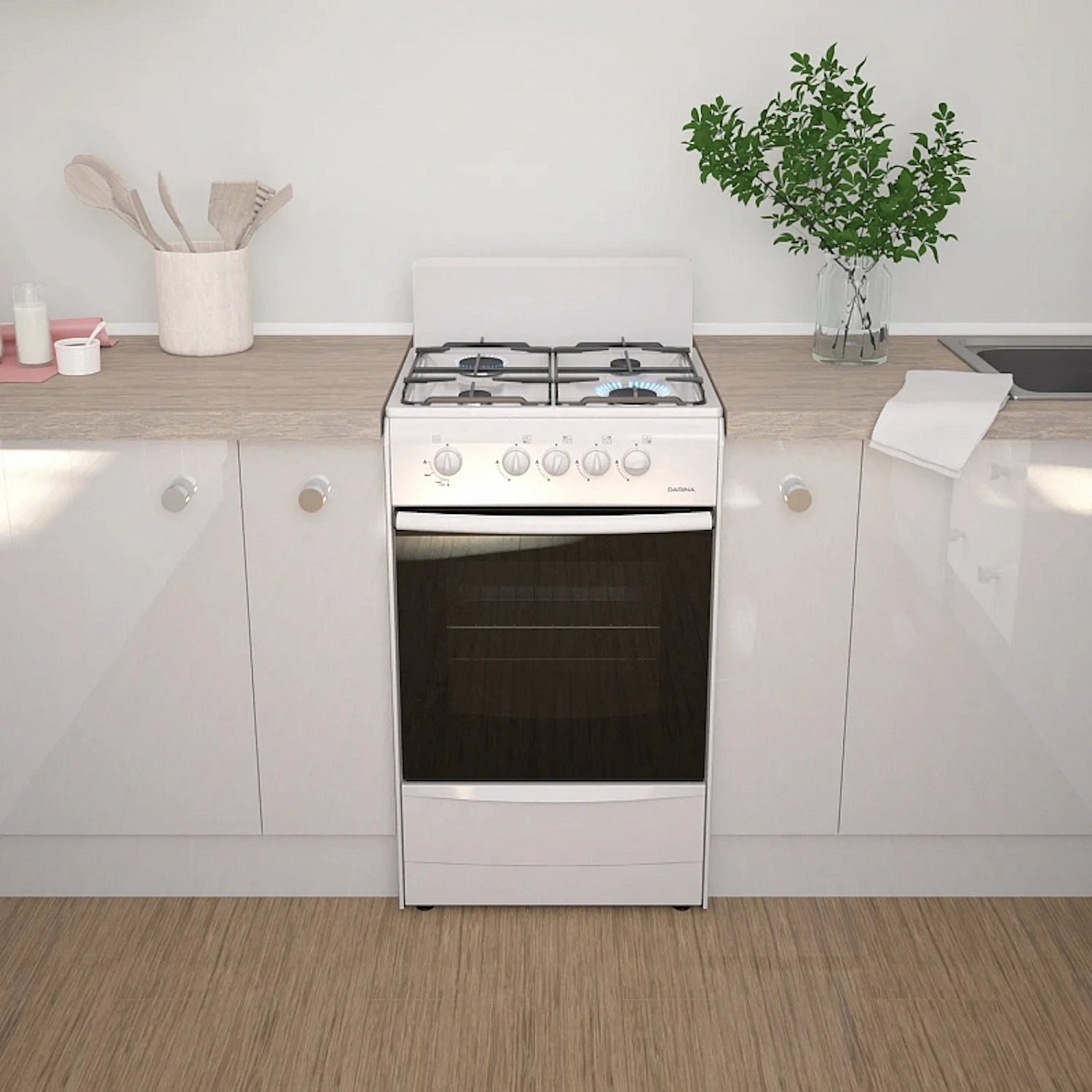 Плита газовая DARINA S GM 441 001 W